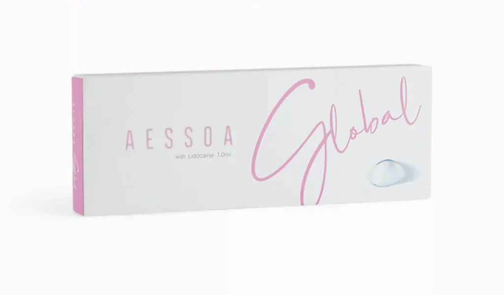 Aessoa Global L., hialuronsavas töltőanyag, felületes és szemkörnyéki vonalak és ráncok csökkentésére, 1 x 1 ml