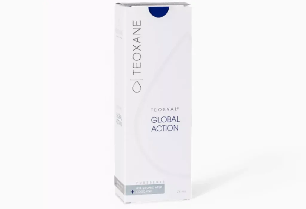 Teosyal Puresense Global Action, hialuronsavas töltőanyag, 2x1 ml